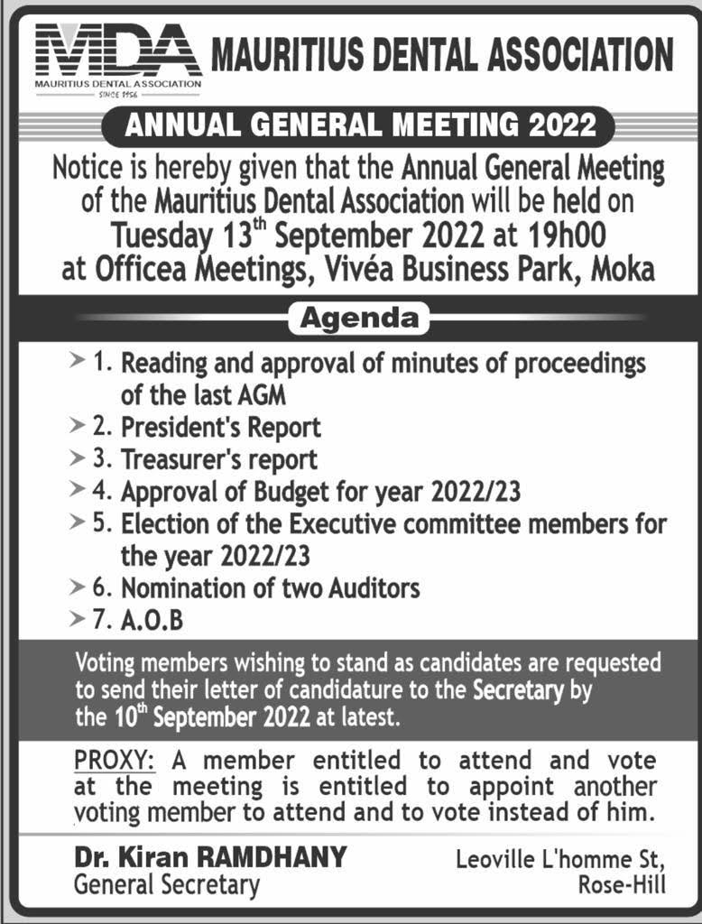 You are currently viewing Annual General meeting 2022